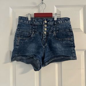 Denim shorts